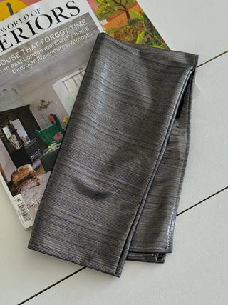 Metal Flash Silver Print Hair Bandana Square Scarf 4 Types