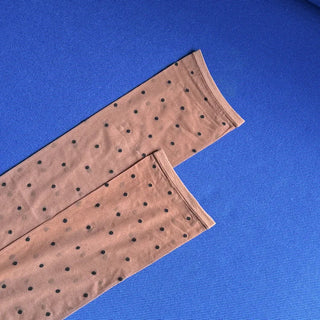 Colorful Dot Pattern See-through Knee Socks Stockings