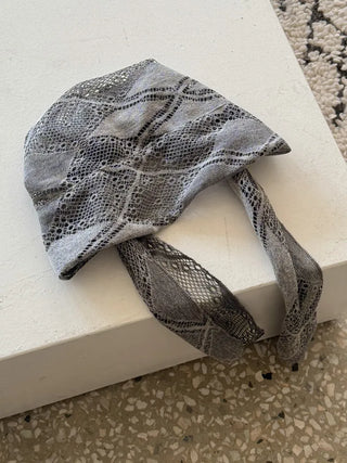 G's Punching Net Summer Shirred Bandana Hat