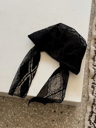 G's Punching Net Summer Shirred Bandana Hat