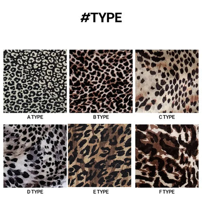 Leopard Square Pattern Hair Bandana Scarf