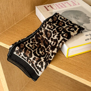 Leopard Square Pattern Hair Bandana Scarf