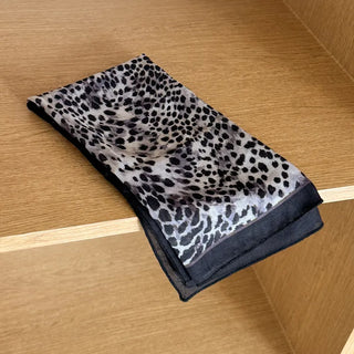 Leopard Square Pattern Hair Bandana Scarf