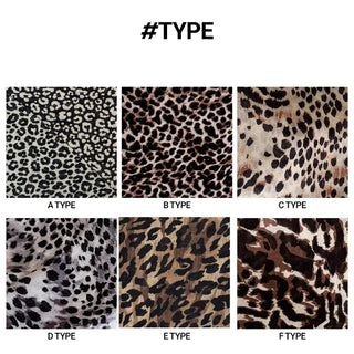 Leopard Square Pattern Hair Bandana Scarf