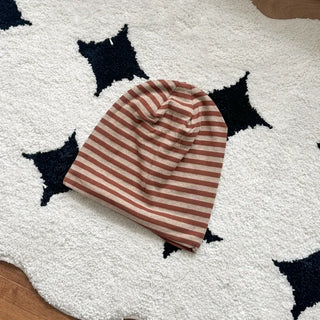 Long Striped Beanie Hat