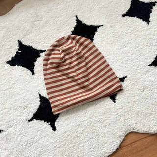 Long Striped Beanie Hat