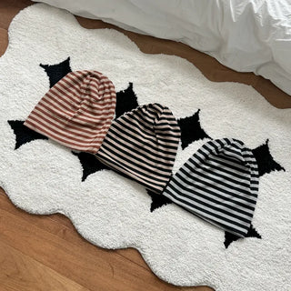 Long Striped Beanie Hat