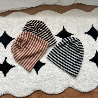 Long Striped Beanie Hat