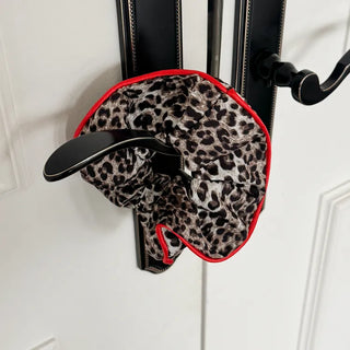 Lady's Pao Scrunchie Leopard Print Hair Tie Scrunchie
