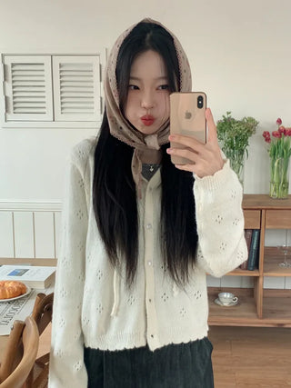 Ethnic Flower Pattern Lace Hair Bandana Scarf