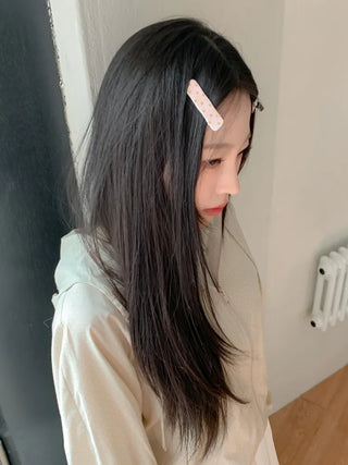 Gling Dot Color Block Square Hair Clip