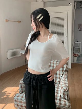 Gling Dot Color Block Square Hair Clip