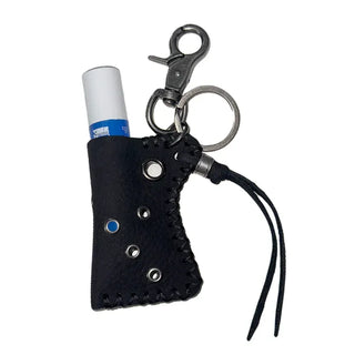 Cow Pocket Silver Metal Keychain Keyring