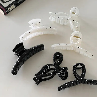 Dot Type Half-Up Hair Clip