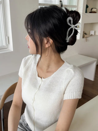 Dot Type Half-Up Hair Clip
