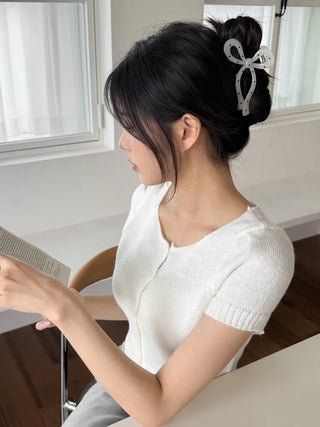 Dot Type Half-Up Hair Clip