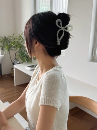 Dot Type Half-Up Hair Clip