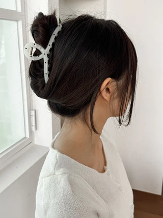 Dot Type Half-Up Hair Clip