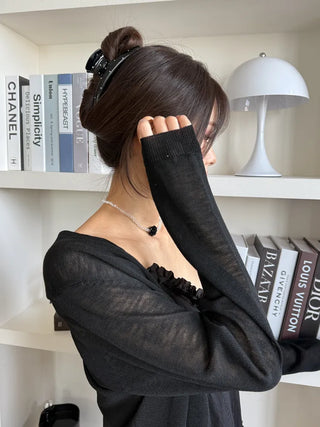Dot Type Half-Up Hair Clip