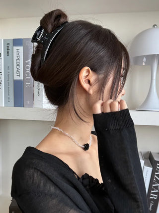 Dot Type Half-Up Hair Clip