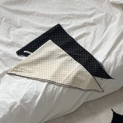 Drop Dot Triangle Wavy Hair Bandana Scarf