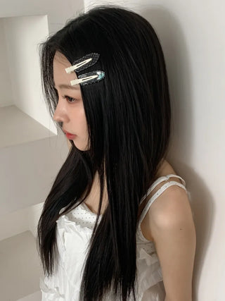 Flat Polka Dot Pin Curl Pin Makeup Hair Clip Hairpin