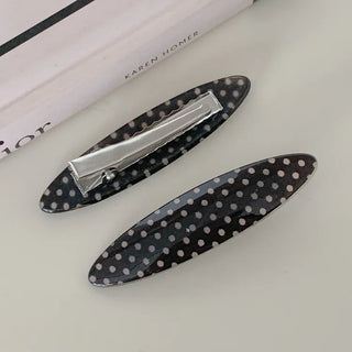 Flat Polka Dot Pin Curl Pin Makeup Hair Clip Hairpin