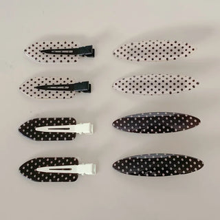 Flat Polka Dot Pin Curl Pin Makeup Hair Clip Hairpin