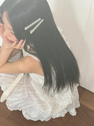 Hard Spot Polka Dot Hair Clip 2 Types