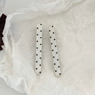 Hard Spot Polka Dot Hair Clip 2 Types