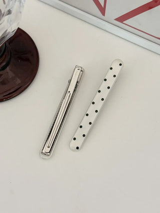 Hard Spot Polka Dot Hair Clip 2 Types