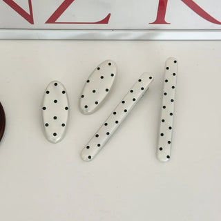 Hard Spot Polka Dot Hair Clip 2 Types