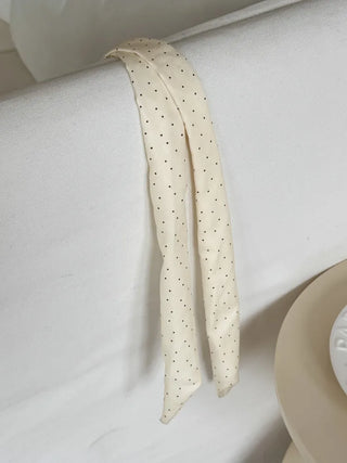 Dot Midi Muffler Tie Scarf
