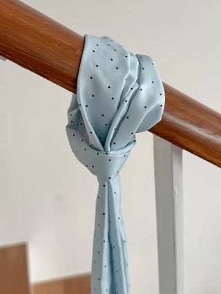 Dot Midi Muffler Tie Scarf