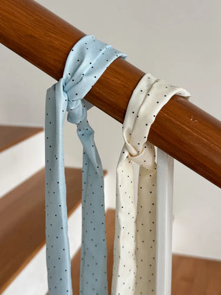 Dot Midi Muffler Tie Scarf
