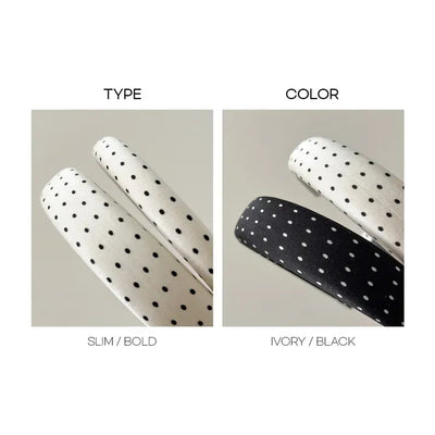 Fluffy Dot Volume Headband Hairband