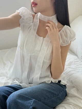 Pure Courtney Flower Tie Scarf Muffler 3 Types