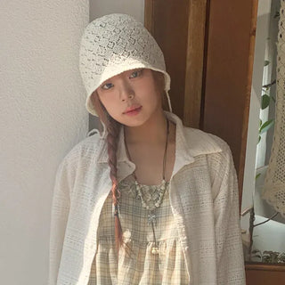 Tinkle String Knitted Bandana Beanie Hat