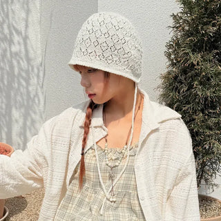 Tinkle String Knitted Bandana Beanie Hat