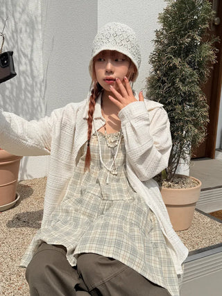Tinkle String Knitted Bandana Beanie Hat