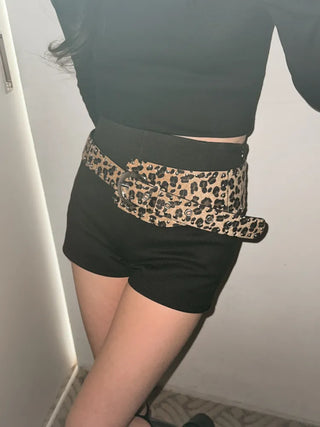 Big Douche Studded Wide Leather Belt