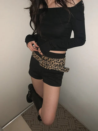 Big Douche Studded Wide Leather Belt