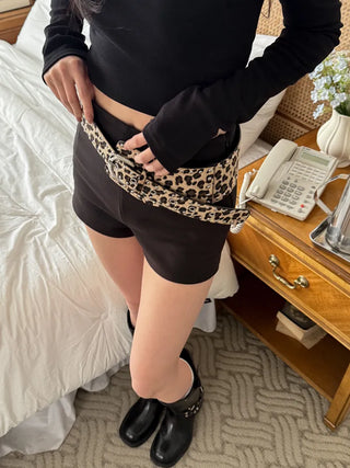 Big Douche Studded Wide Leather Belt