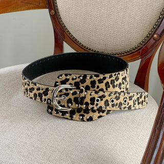 Big Douche Studded Wide Leather Belt