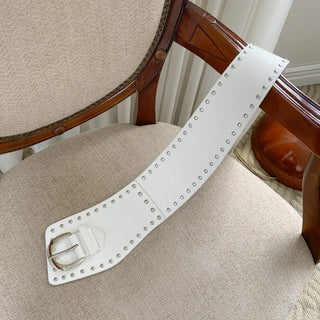 Big Douche Studded Wide Leather Belt