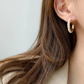 Pearl Selling Stud Ring Earring Set