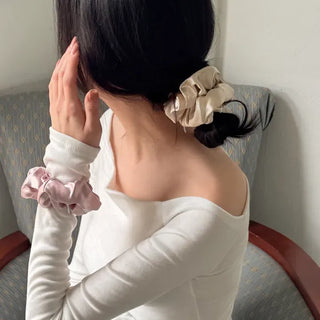 Zipper Storage Daily Hair Scrunchie