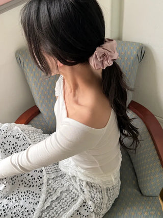 Zipper Storage Daily Hair Scrunchie