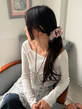 Zipper Storage Daily Hair Scrunchie