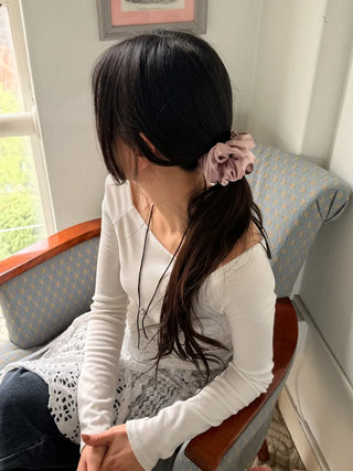 Zipper Storage Daily Hair Scrunchie